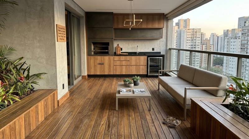 Construção de Deck de Madeira para Varanda Gourmet em São Paulo: Dicas e Projetos | Decor & Design